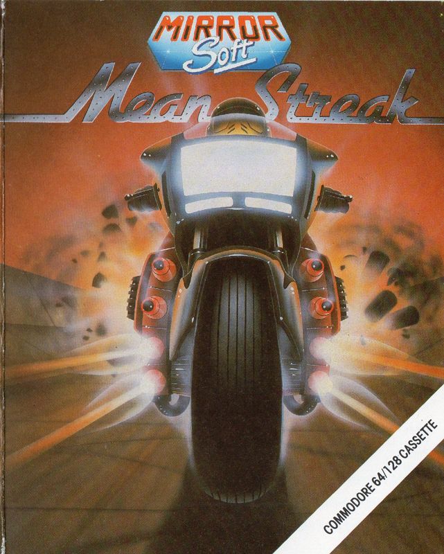 Mean Streak box art for Commodore 64